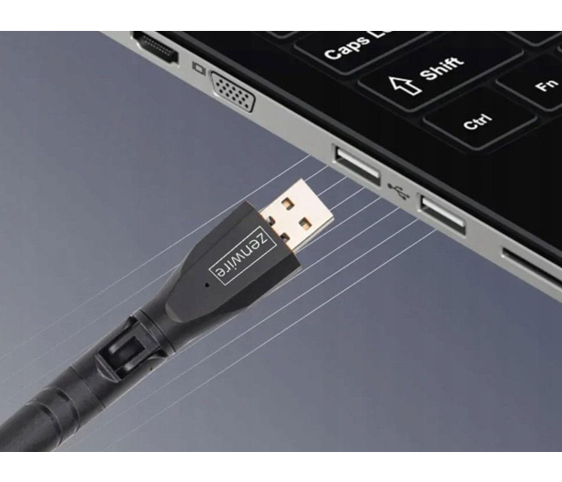 Zenwire Karta Sieciowa Adapter WiFi USB 650 MBps 5Ghz WD-AX301 - 1604725 - zdjęcie 2